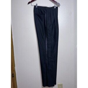 Woolmark Black Womens  Dress Pants  Size 30 Wool 100% Made In Korea